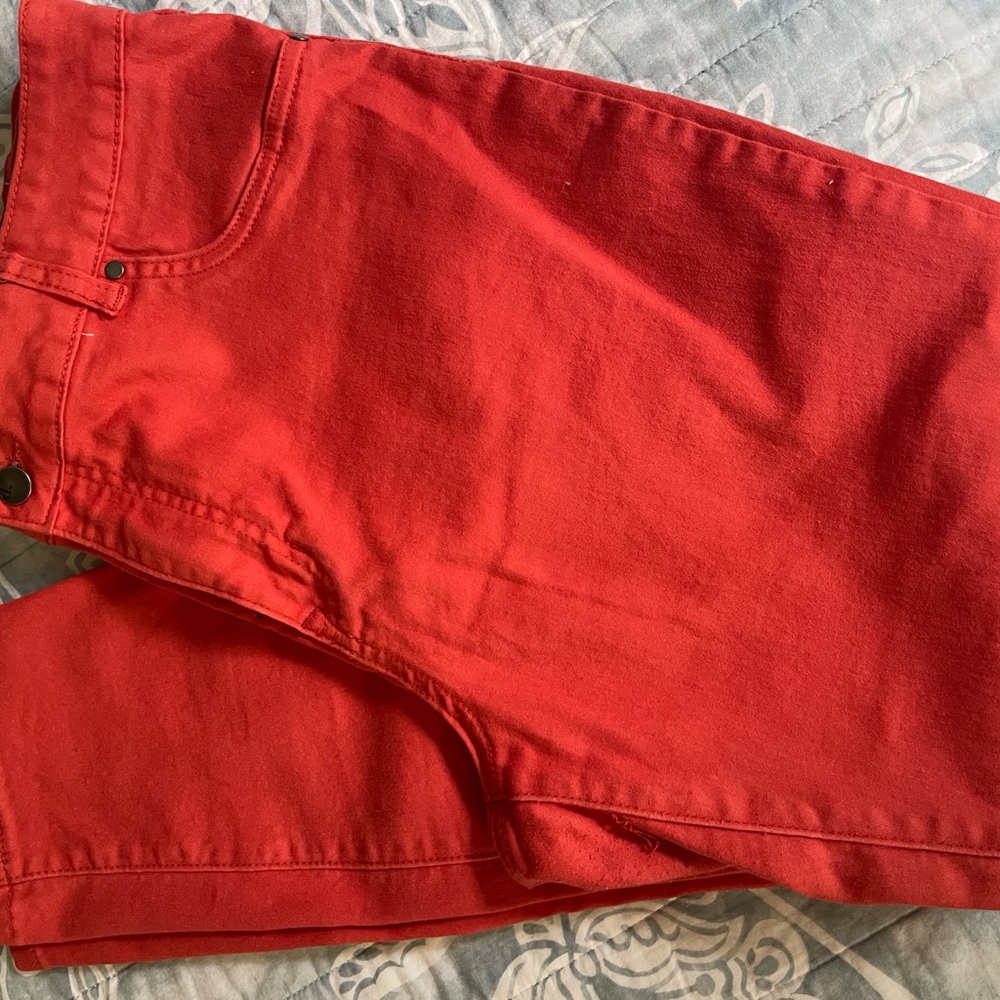 d. jeans Red Skinny Jeans Bold and Vibrant
